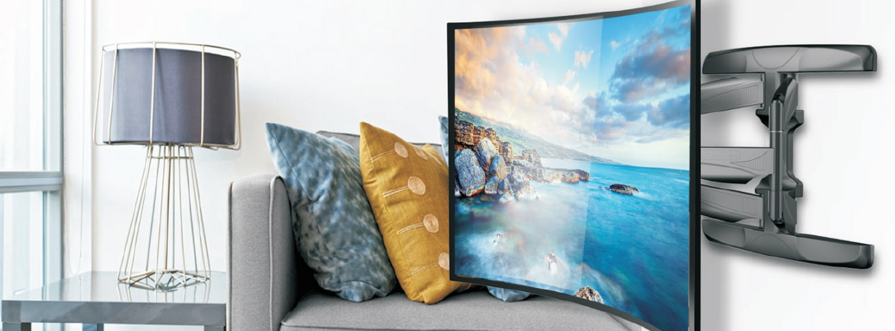 Are Fixed Panel TV Wall Mounts Suitable for Curved TVs?
