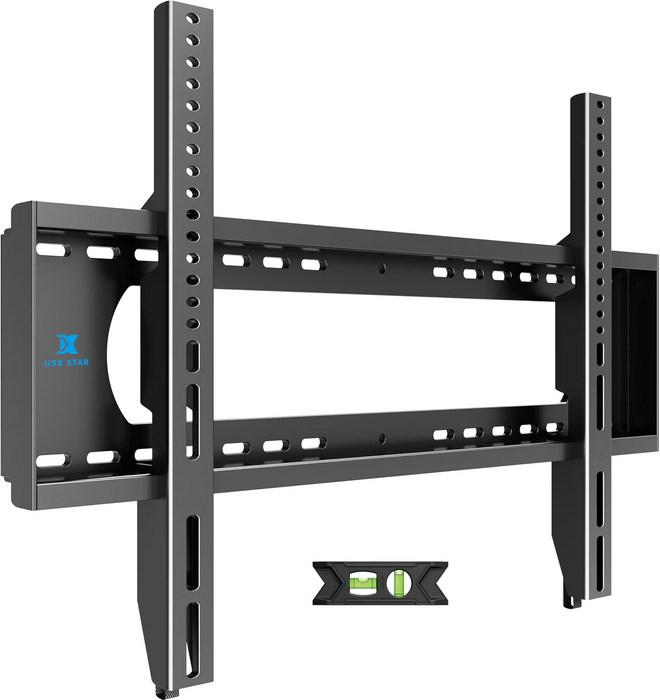 75 85 86 98 100inch Heavy Duty TV Wall Mount Low Profile TV Mount Bracket 55-120 inch Ultra Slim Fixed TV Mount, 220LBS Large TVS, Max VESA 900x600mm, 16" 24" 32" Wood Stud, Safe Lock & Quick Release