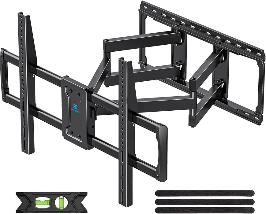 85 86 98 100 inch Heavy Duty TV Wall Mount for 37-110 inch Large TVs, Pre-Assembled TV Mount with Tool-Free Tilt, Up to 170lbs, VESA 800 x 600mm, 24″ Wood Studs