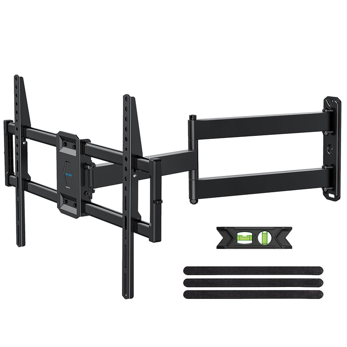 USX STAR Corner TV Wall Mount, 32-inch Articulating Arms for 37-84 Inch TVs, Full Motion Tilt and Swivel, Supports Up to 100 lbs, Max VESA 600x400mm