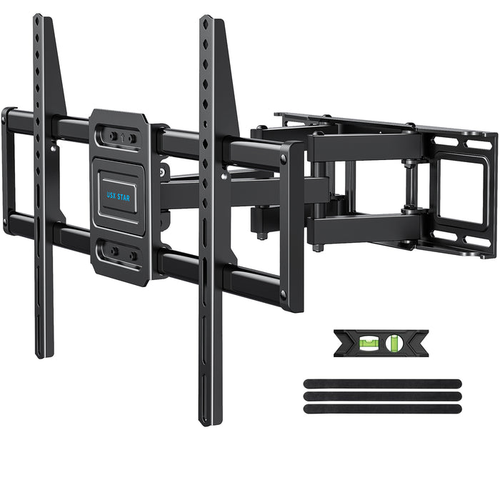 Full Motion TV Wall Mount for 37-85 Inch TVs Mounts Up to 120lbs, Fit 16" Wood Stud, Max VESA 600x400mm, Swivel and Tilt Articulating Wall Mount TV Bracket,Fit Most 55+ 65 70 75 inch TVs