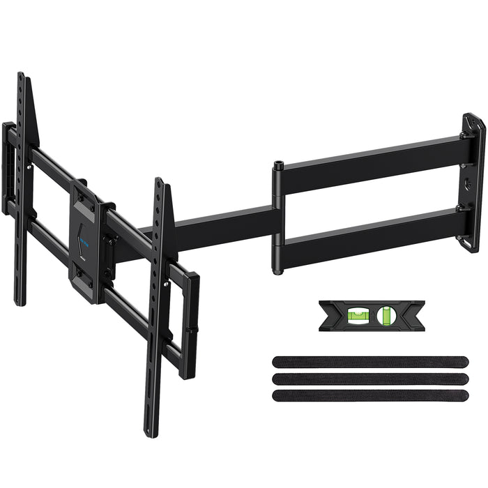 USX STAR Corner TV Wall Mount, 32-inch Articulating Arms for 37-84 Inch TVs, Full Motion Tilt and Swivel, Supports Up to 100 lbs, Max VESA 600x400mm