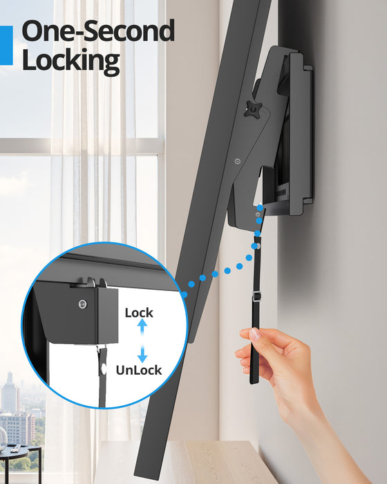 Heavy Duty TV Wall Mount for 55-120 inch Large TVs up to 220 LBS & 900x600 mm Vesa, Ultra Slim Fixed TV Mount, Low-Profile TVS Bracket, 16" 24" 32" Wood Stud, Fit Most 65+ 75+ 85 86 90 98 100 TVs