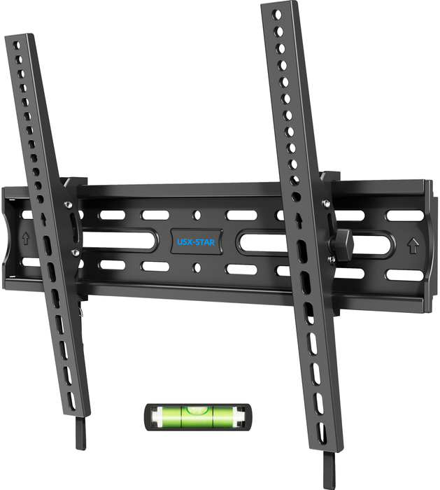 Tilting TV Wall Mount for 26-60 Inch TVs, Low Profile, Fits 8", 12", 16" Studs, Max VESA 400x400mm, Hold TV up to 99lbs