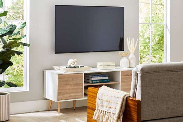 What is the benefit of fixed TV mount?