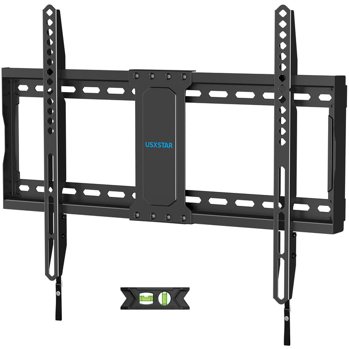 Fixed TV Wall Mount for 37-90 Inch TVs, Low Profile, Fits 16", 18", 24" Studs, Max VESA 600x400mm, Hold TV up to 132lbs
